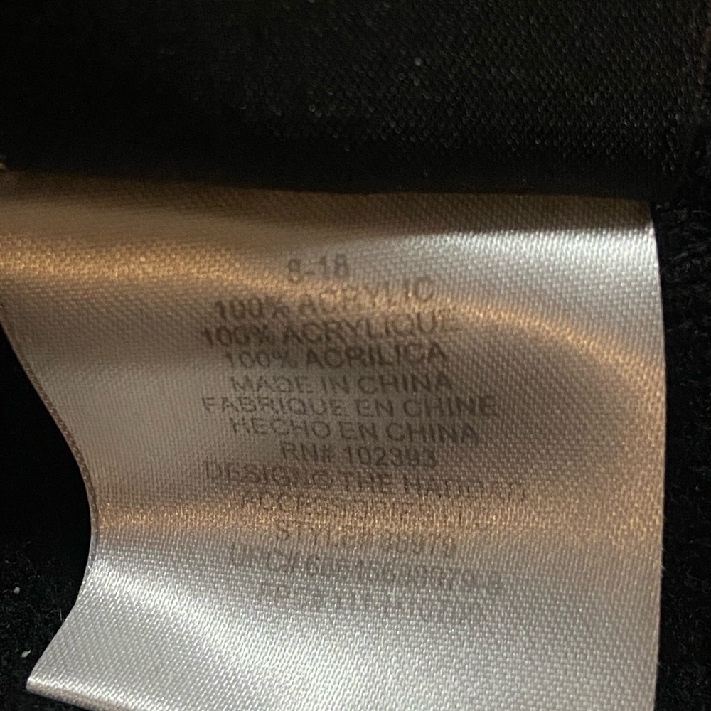 Harley Davidson Youth Black And Orange Hat Beanie - Picture 3 of 5